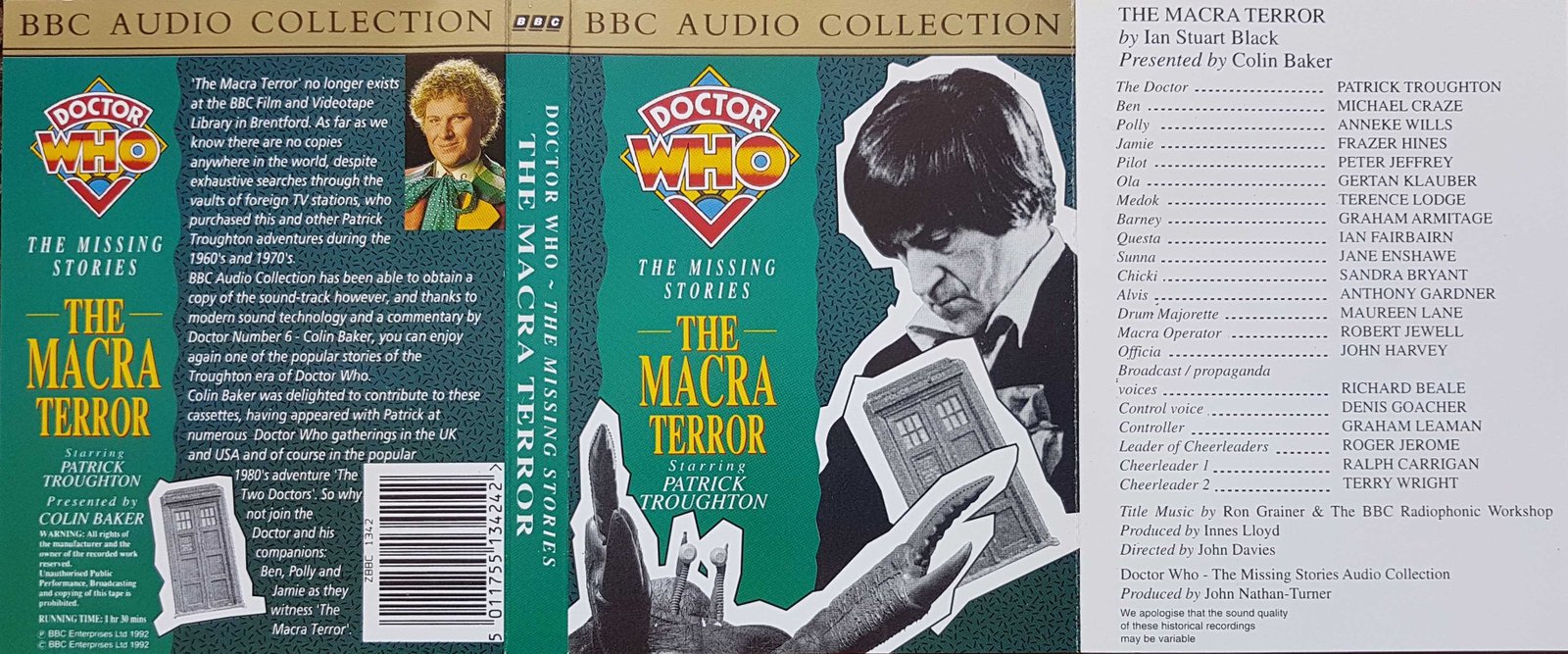 Picture of ZBBC 1342 Doctor Who - The Macra terror by artist Ian Stuart Black from the BBC records and Tapes library